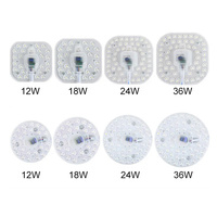 Preisnachlass 12W 18W 24W 36W LED-Lichtquelle Quadratisches Rundes Deckenlampenmodul