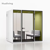 Cabine téléphonique insonorisée pour une personne, cabine acoustique privée, cabine de travail silencieuse, cabine insonorisée pour bureau