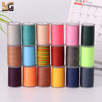 0.55mm étanche sans décoloration fils cirés à coudre pour cuir fil ciré rond