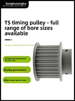 Poulie de distribution SH-TTPAT5100-16-B-P-d7 T5 à 16 rainures 11/17/22/27mm, roue synchrone à 10 trous, OEM en stock