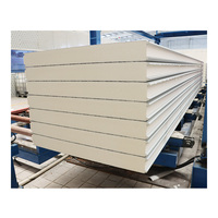 Panneaux/feuilles sandwich isolés en mousse de polyuréthane PU, PUR, PIR, PUF, pour plafond, usine chinoise de mousse de polyuréthane PUR