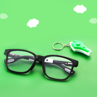 Monture de lunettes TR90 pour enfants, élèves du primaire, anti-lumière bleue, avec plaquettes de nez en silicone, pour garçons et filles