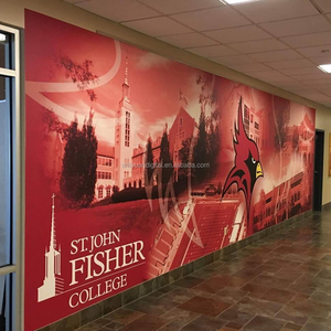 Fábrica personalizada alta decoración y publicidad UV e impresión digital PVC vinilo pared pegatina para promoción