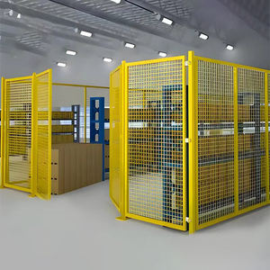 سياج أمان متحرك قابل للتخصيص للمستودعات، لوحات سياج معدنية لحماية وتقسيم ورش العمل وحماية الآلات - Product Image 3