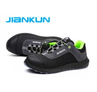 JIANKUN Chaussures de sécurité pour hommes certifiées CE Baskets confortables en maille anti-crevaison Livraison rapide en 48 heures Jogging à bout en acier Bonne année