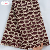 3149 2023 nouvelles Innovations vente en gros Offre Spéciale Voile suisse nigérian coton dentelle tissu en suisse le nouveau tissu de dentelle africaine