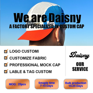 Mũ chạy bộ 5 tấm lưới thoáng khí chất liệu polyester, kiểu dáng không cấu trúc, có logo phản quang tùy chỉnh, thích hợp cho hoạt động ngoài trời - Product Image 6