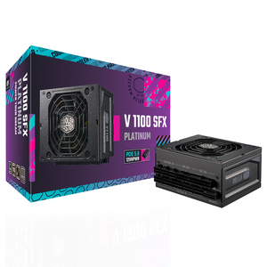 Alimentation électrique CoolerMaster V1100 1100W SFX Platinum entièrement modulaire avec ATX3.0 80+ Platinum Efficiency Support <span class=keywords><strong>RTX</strong></span> <span class=keywords><strong>4090</strong></span> GPU - Product Image 1