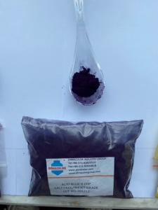 Zuur Helder Blauw <span class=keywords><strong>9</strong></span> Fcf Voor Detergent Kleurstof Gemengde Materialen Industriële Productie