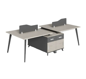 Escritorio de recepción ejecutivo de muebles de oficina pequeños modernos para mesa de ordenador de CEO con escritorio de oficina de madera de estilo de panel de madera - Product Image 5