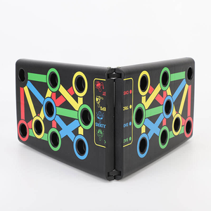 Tavola per Flessioni Multifunzionale Pieghevole Antiscivolo con Logo Personalizzato per Palestra Domestica e Riscaldamento - Product Image 1