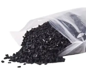 SBR granule rubber pellets filled with artificial grass pellets Black rubber pellets