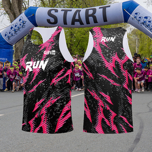 Áo ba lỗ chạy marathon nhanh khô, áo thi đấu chạy bộ, áo tập thể dục nhẹ, thoáng khí, đồng phục đội, in logo - Product Image 1