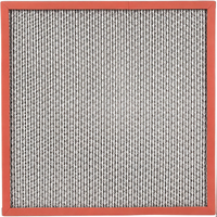 Filter Udara Suhu Tinggi HEPA H13/H14 dengan Rangka Baja Tahan Karat Baru dan Pemisah Aluminium untuk Ruang Bersih Semikonduktor HVAC
