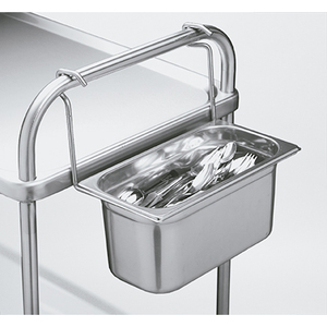 Cubeta Para Carro Gn 1 3 Rgn13200 Portaoggetti in acciaio inossidabile per carrello da cucina - Product Image 1