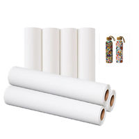 Papier d'impression à séchage rapide 29gsm44\"1500m Papier de transfert thermique de haute qualité Prix bas Vente directe d'usine Papier de sublimation