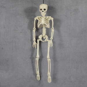 Di alta qualità cornice ossea scheletro di Halloween casa stregata decorazione di oggetti di scena 40cm di plastica umana realistica appesa ornamento - Product Image 2