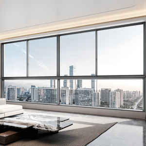 Ventanas Corredizas Horizontales de Alta Seguridad con Doble Acristalamiento Templado y Perfil de Aleación de Aluminio para Casas Modernas y Villas - Product Image 1