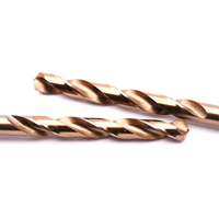 Foret hélicoïdal à tige droite cobalt DIN340 M35 Co8 foret cobalt pour acier inoxydable et fonte 0.5-13mm