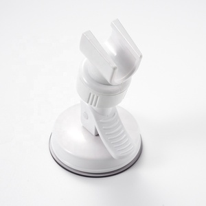 Support <span class=keywords><strong>de</strong></span> <span class=keywords><strong>douche</strong></span> mural universel blanc détachable à ventouse, <span class=keywords><strong>sans</strong></span> perçage, réglable pour douchette à main - Product Image 2