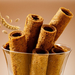 238g LIKOFU Rouleaux d'œufs au beurre saveur thé au lait de Hong Kong, <span class=keywords><strong>Biscuits</strong></span> croustillants aux œufs cantonais traditionnels pour la vente en gros aux supermarchés - Product Image 5
