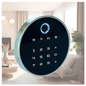 Caja Fuerte con Pantalla Táctil, Cerradura Electrónica Digital con Teclado, Pantalla LED, Resistente al Agua, Duradera, con Huella Dactilar Biométrica y Contraseña, Cerradura para Caja Fuerte de Armas - Product Image 6