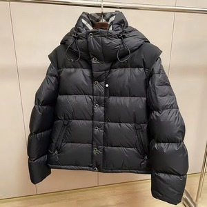 Veste d'<span class=keywords><strong>hiver</strong></span> pour homme, imperméable et coupe-vent, en duvet épais, avec manches amovibles et capuche assortie - Product Image 4