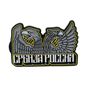 เข็มกลัดติดเสื้อแจ็คเก็ตผ้าเดนิมเคลือบผิวนิ่มโลหะสีดำสำหรับ3D - Product Image 1