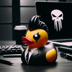 Anime theo chủ đề Goth cô gái Vịt Nhựa thủ công PUNK ROCK phụ nữ dễ thương cho trang trí sân vườn nhà Sơn mô hình thiên thần - Product Image 4