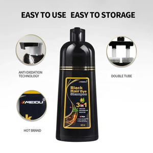 Champu <span class=keywords><strong>Para</strong></span> Canas Meidu 3 en 1 Champú de tinte de cabello castaño oscuro <span class=keywords><strong>para</strong></span> cabello blanco - Product Image 6