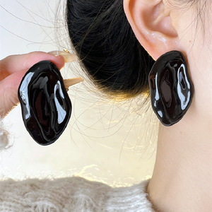 Pendientes de Aleación de Zinc Vintage, Diseño Minimalista Unisex, Forma Irregular Pequeña, Joyería de Moda 2026 - Product Image 3