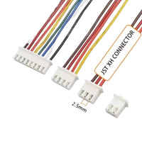 Câble de raccordement personnalisé JST XH, assemblage de faisceau de câbles, connecteur à pas de 2,54 mm, de 2P à 20P, prise femelle, fourniture d'usine OEM ODM