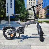 電気Citycocoオートバイ男性女性長距離折りたたみミッドドライブハイブリッドロード電気自転車