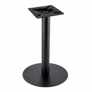 Socle de table de restaurant moderne en acier noir, support de plateau rond pour mobilier de café, prix DDP USA - Product Image 5