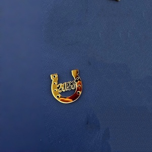 Décorations de gâteaux et cupcakes en acrylique pour le <span class=keywords><strong>Nouvel</strong></span> <span class=keywords><strong>An</strong></span> 2026, motif sabot de cheval - Product Image 6