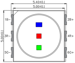 Chip LED de Terapia de Luz Roja de Alta Potencia 3030 3535 5050, Diodo SMD de <span class=keywords><strong>Fototerapia</strong></span> de 0.2W-1.5W para Equipos Médicos de Belleza - Product Image 3