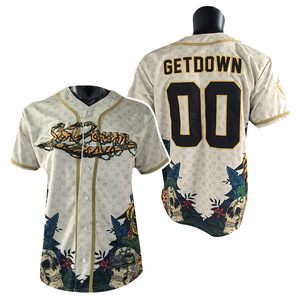 Professioneel product op maat gemaakte logo tackle twill sublimatie pullover jeugd op maat gemaakte honkbaltrui voor heren - Product Image 1