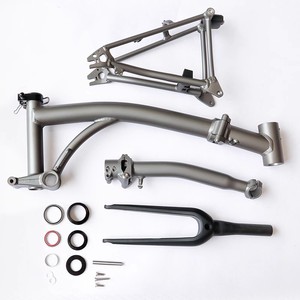 Bicicleta Plegable Aceoffix Trifolding de 16'', 7.5 kg, Cuadro de Aluminio, Horquilla de Fibra de Carbono, Ruedas 349 - Product Image 6