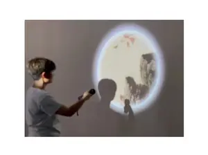 Long Distance Laser Touch Multiplayer Wall Projection System 3d Interactive Wall Projector 60fps Sensor Quickly Responds