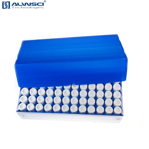 Viales de Vidrio Transparente ALWSCI de 40 ml VOA <span class=keywords><strong>TOC</strong></span> con Tapa 24-400 para Análisis de Pruebas de <span class=keywords><strong>TOC</strong></span>, Viales EPA - Product Image 1