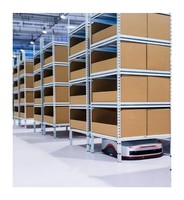 Agv Chariot élévateur Stockage Racks AMR Étagère pour Système de Véhicule Guidé Automatisé Entrepôt Robot Trolley avec Palette Emballage