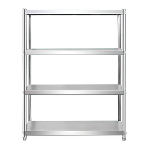 Scaffale in Acciaio Inox con Pannelli Rinforzati, Multistrato, Anticorrosione, Antiruggine, Assemblaggio Rapido, Ispezione di Fabbrica - Product Image 5