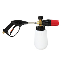 Lance à mousse de lavage auto haute pression 1L OEM en gros, canon à mousse réglable avec raccord rapide en laiton