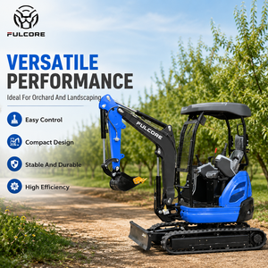 Mini Excavadora FULCORE Dealer Choice para Pequeños Contratistas y Alquiler, con Motor Kubota y Orugas <span class=keywords><strong>de</strong></span> Acero - Product Image 1
