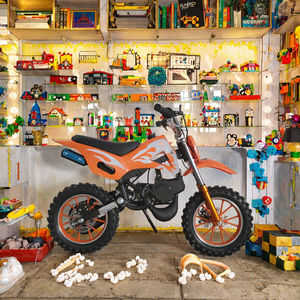 Jouets électriques de fosse de vélo de saleté de gaz de 100cc 2 temps pour des <span class=keywords><strong>scooters</strong></span> de gaz de 10 ans de 49cc - Product Image 1