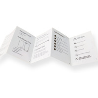 Service d'impression de mini-brochures personnalisées, dépliants pliés, manuels d'utilisation, instructions de produits, impression de règles de conduite, plastification, papier d'art