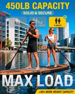 E SUP Planche à pagaie <span class=keywords><strong>gonflable</strong></span> portable la plus vendue 11'6" x 35" x 6" extra large et stable, idéale <span class=keywords><strong>pour</strong></span> les sports nautiques - Product Image 1