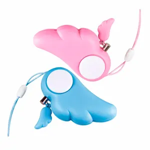 Women Self Defence Keychain Security Protect Safety 120dB Egg Shape mini Personal Portable Alarm