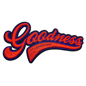 Parches de Tela Bordados en 3D Personalizados de Lujo con Logotipos de Letras Inglesas para Decoración de Ropa, Identificación de Marca (OEM) - Product Image 4