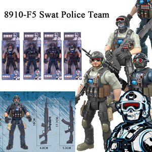 Mini <span class=keywords><strong>Swat</strong></span> Cảnh Sát Hành Động Hình Đồ Chơi Quân Đội Người Lính Con Số Thiết Lập WW2 Gói Vũ Khí Phụ Kiện Bộ Dụng Cụ Trẻ Em Đồ Chơi Bé Trai Chơi Thiết Lập - Product Image 5
